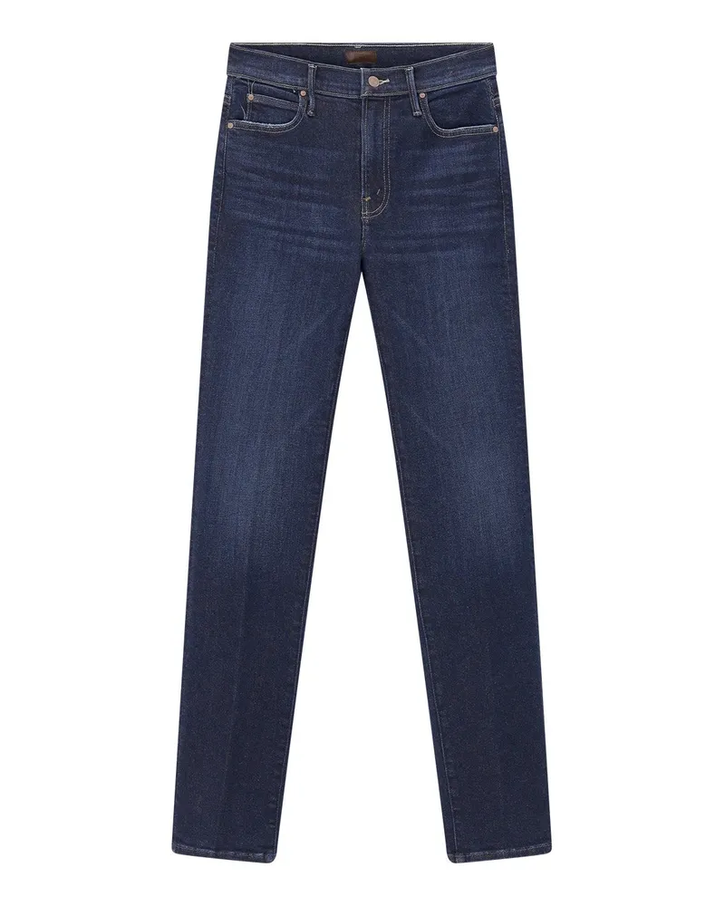Mother Skinny-Jeans The Rascal Dunkelblau