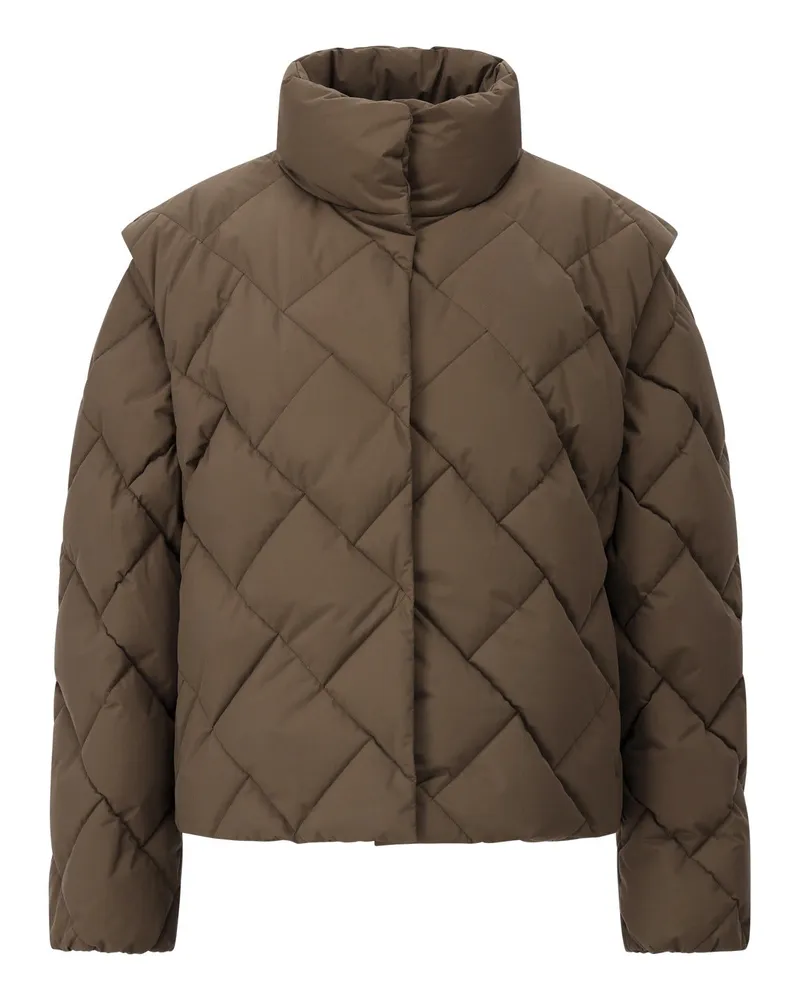 Herno Steppjacke mit Stehkragen Grün