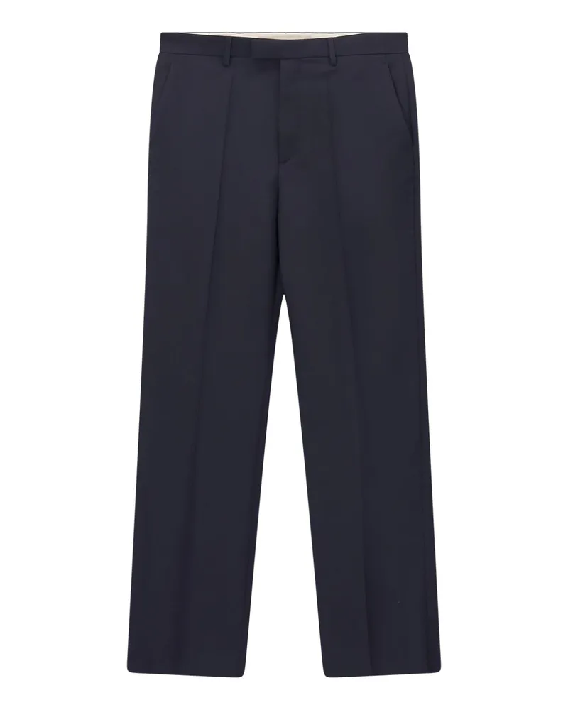 Valentino Garavani Slim-Fit Hose aus Schurwolle Navy