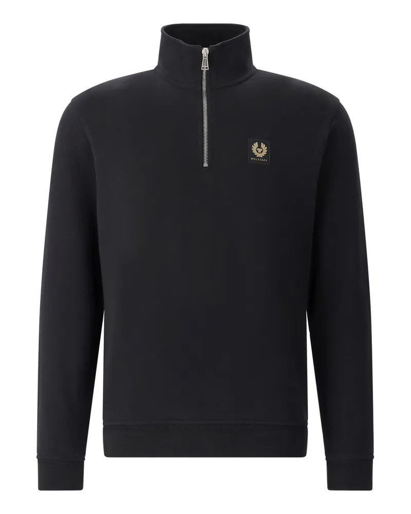 Belstaff Sweatshirt mit Logo Schwarz