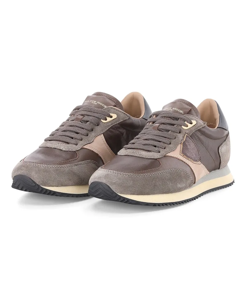 Philippe Model Sneaker Blville aus Leder Braun
