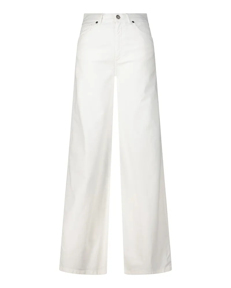 PT TORINO Wide-Leg Jeans Cyndi Weiß