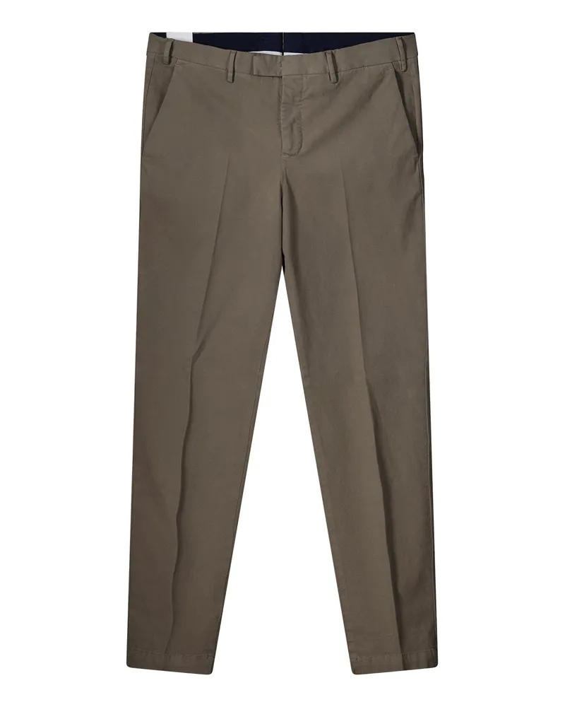 PT TORINO Slim-Fit Hose aus Baumwolle Hellbraun