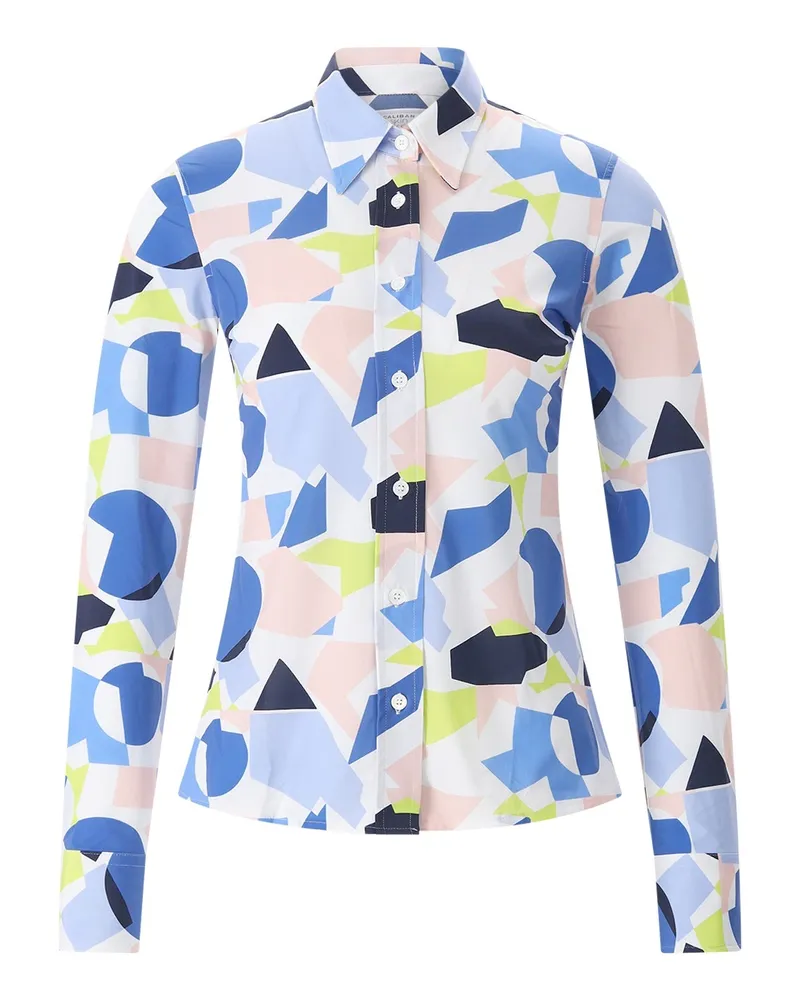 Caliban Hemdbluse mit Muster Multicolor