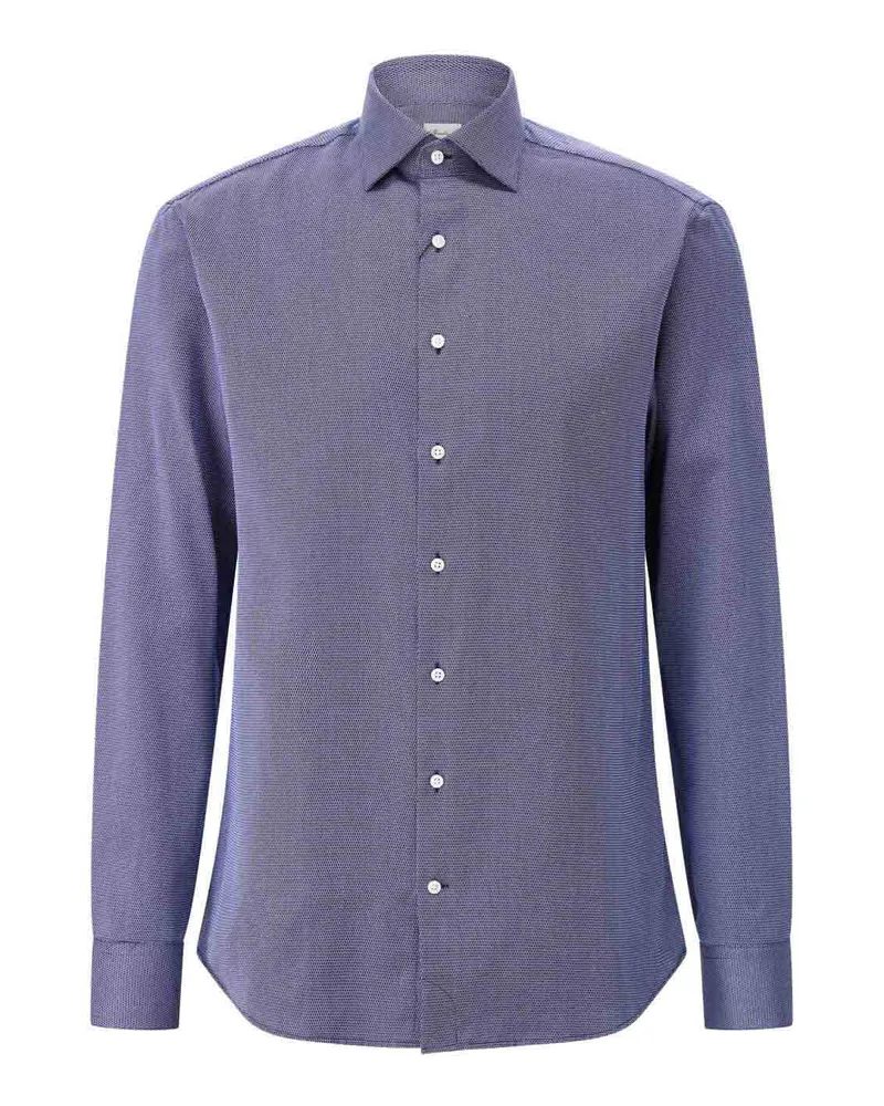 Stenströms Regular-Fit Twillhemd Blau