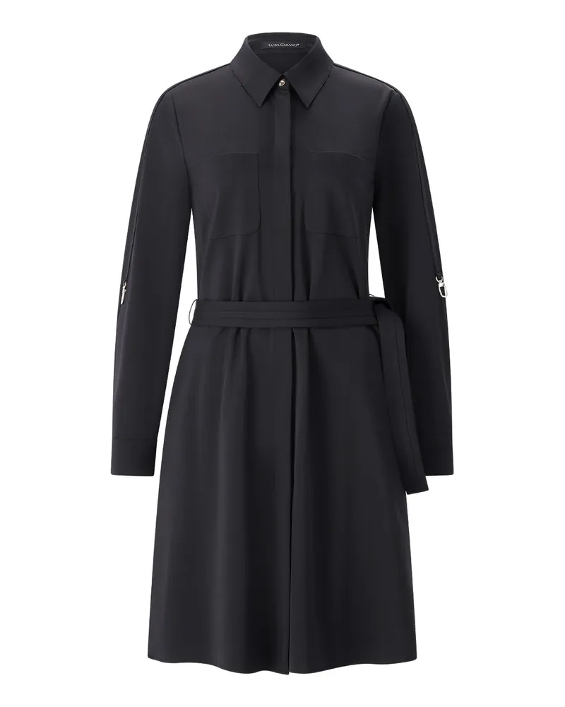 Luisa Cerano Blusenkleid Schwarz