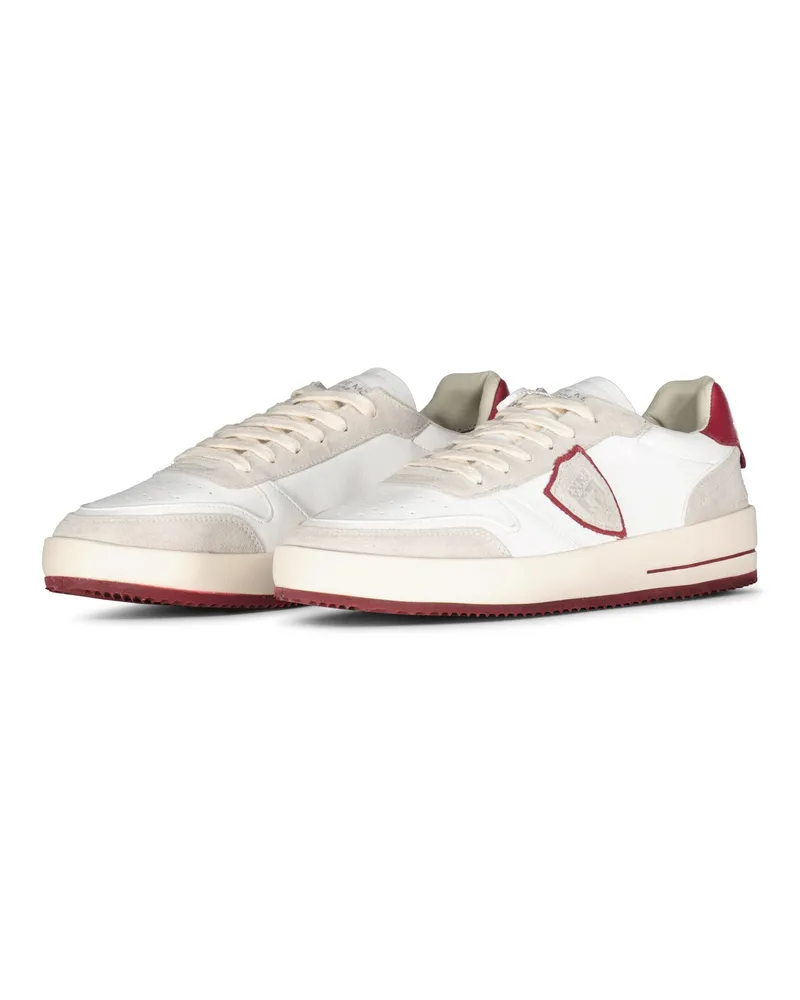 Philippe Model Sneakers Nice mit breiter Sohle Rot