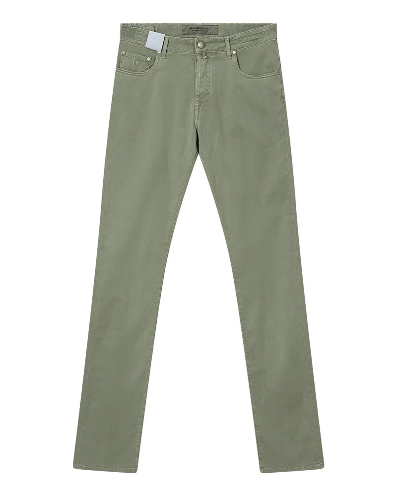 Hand Picked Slim-Fit Jeans Ravello Grün
