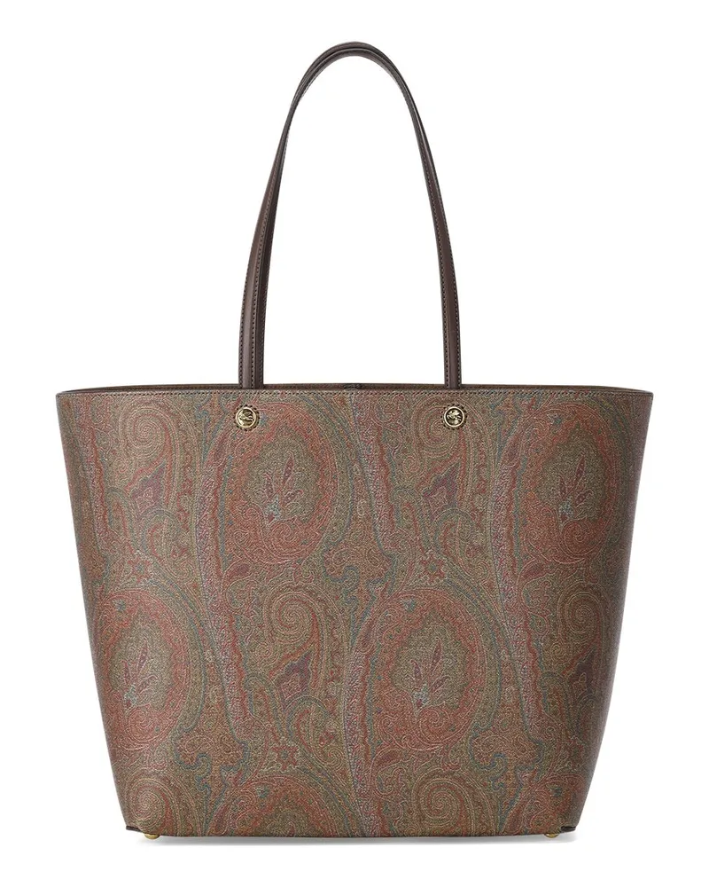 Etro Shopper mit Muster Braun