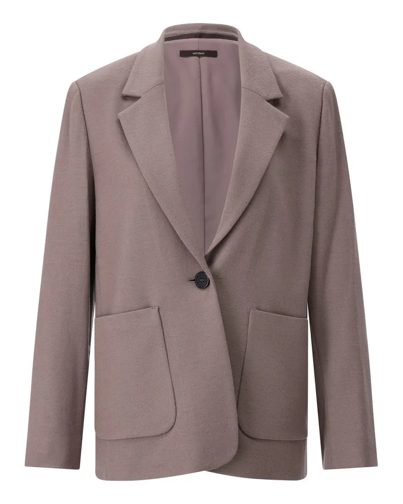 windsor. Blazer aus Wolle Braun