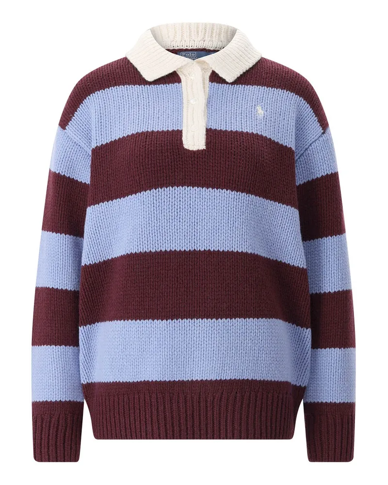 Ralph Lauren Pullover aus Woll-Mix Hellblau