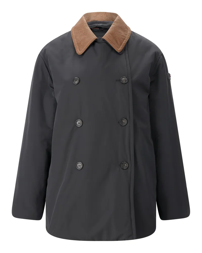 Peuterey Jacke Kewin aus Baumwoll-Mix Schwarz