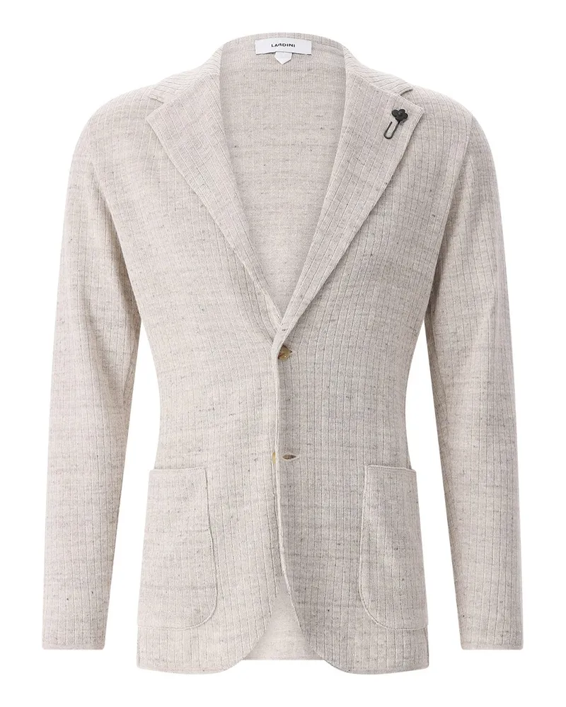 LARDINI Sakko aus Leinenmix Hellbraun