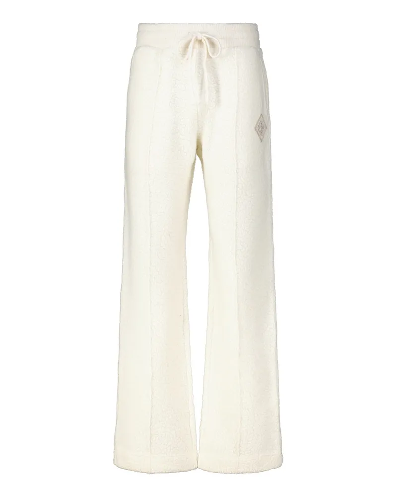Casablanca Paris Sweatpants aus Wollmix Creme
