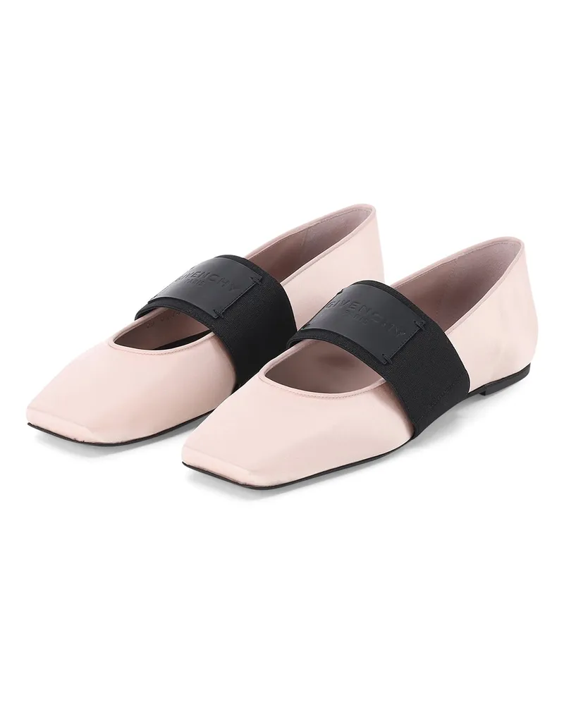 Givenchy Ballerinas aus Satin Rosa