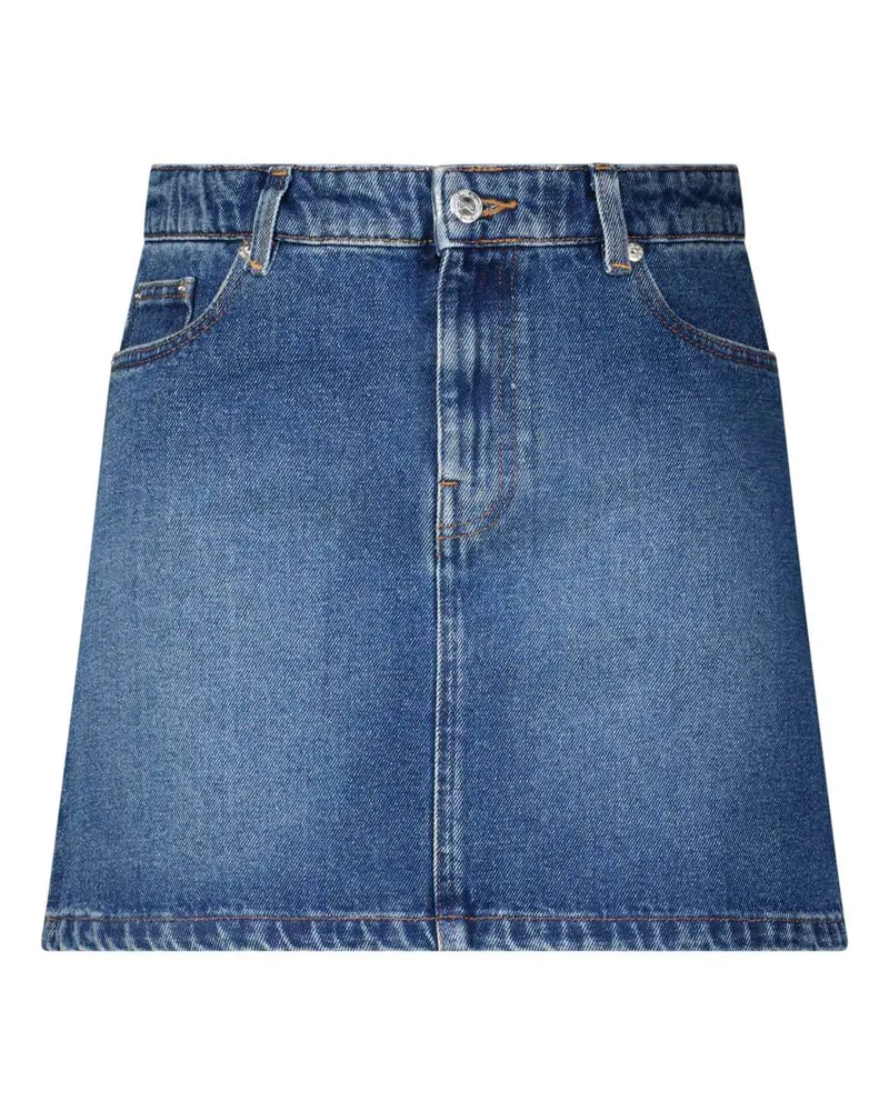 A.P.C. Minirock Moss Blau