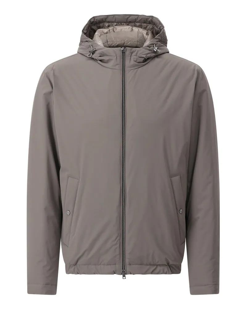 Herno Wattierte Übergangsjacke Braun