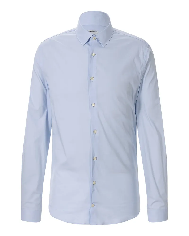 Tiger of Sweden Slim-Fit Hemd aus Baumwoll-Mix Hellblau