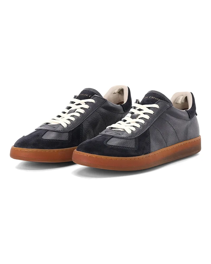 Officine Creative Italia Sneaker Militia 002 aus Leder Schwarz