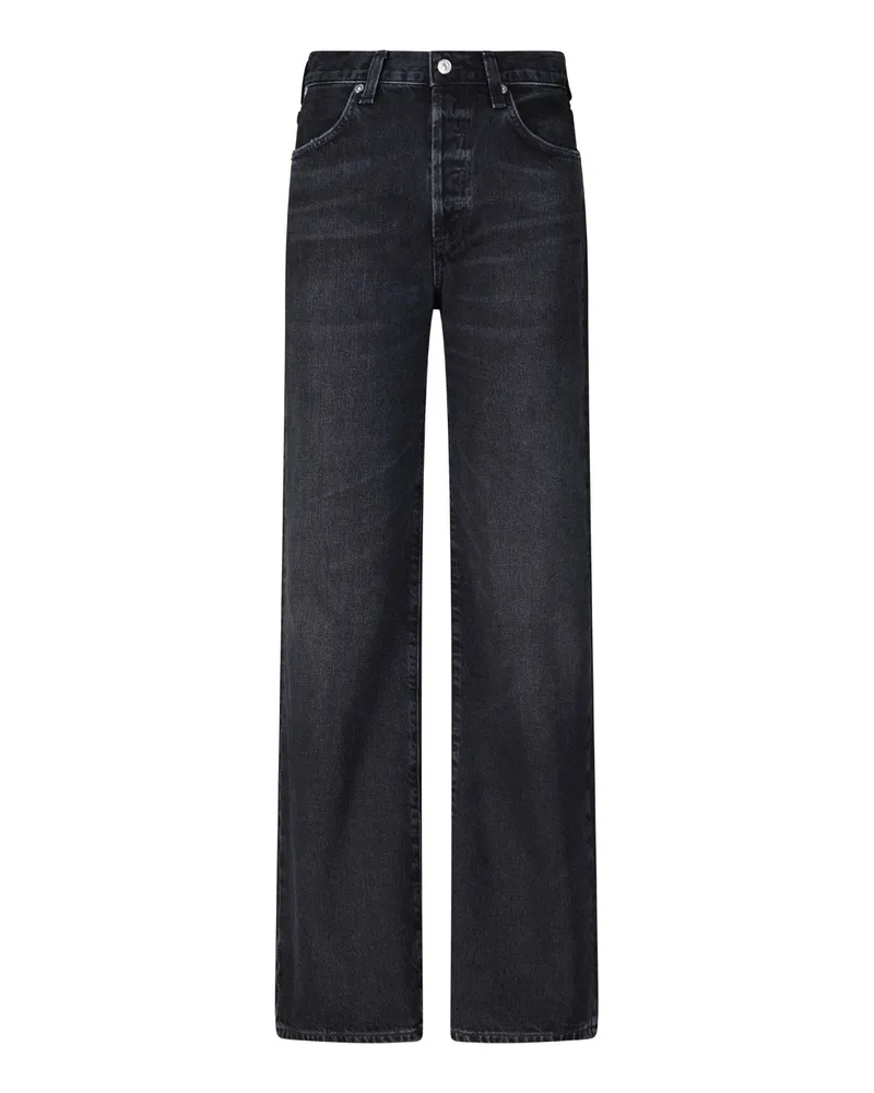 Citizens of humanity Straight-Leg Jeans Annina Schwarz