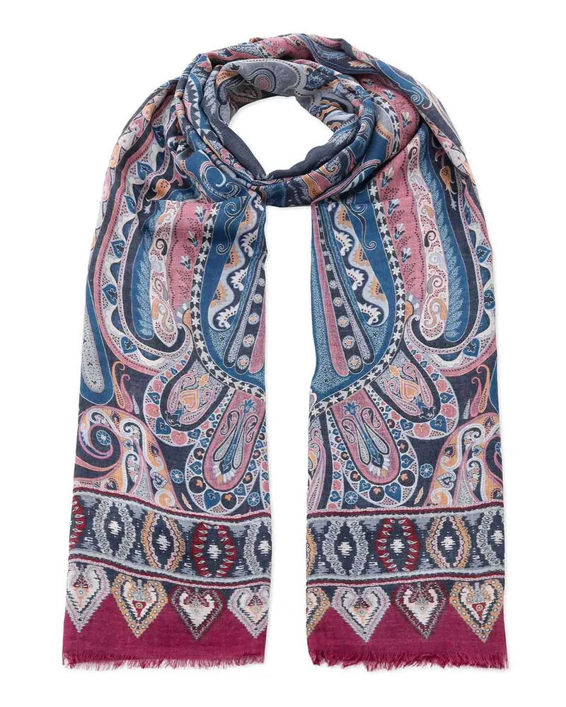 Etro Schal mit Paisley-Muster Multicolor