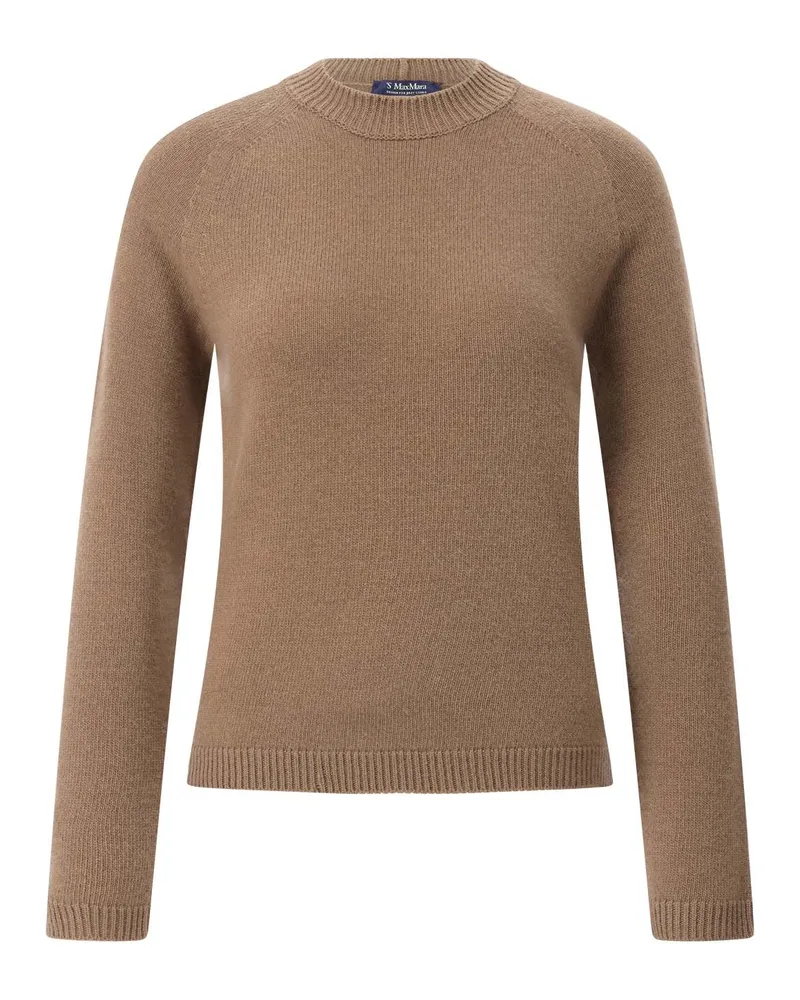 Max Mara Pullover Damasco aus Wolle & Kaschmir Braun