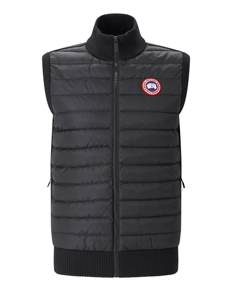 Canada Goose Hybride Weste mit Daunen Schwarz