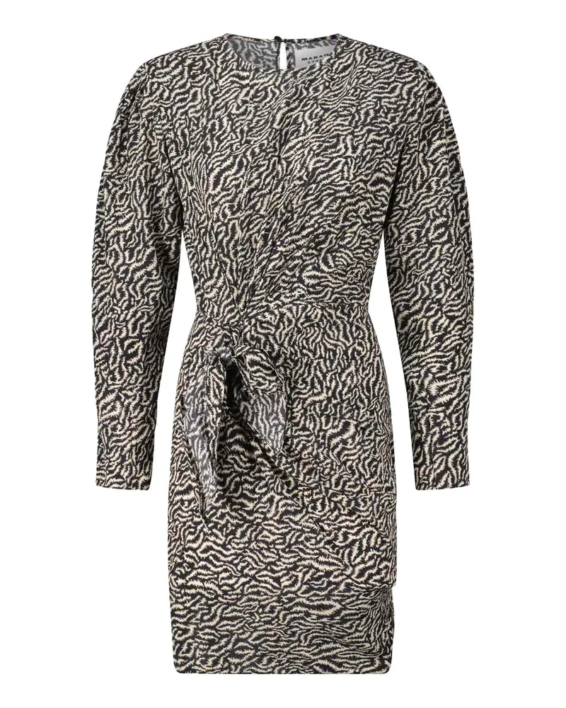 Isabel Marant Kleid Dulce mit Band-Detail Beige