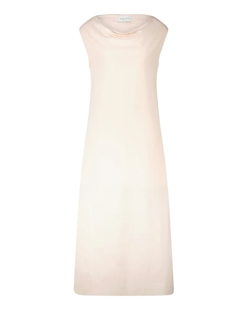 LOULOU Midikleid Martial aus Pima Baumwolle Rosa
