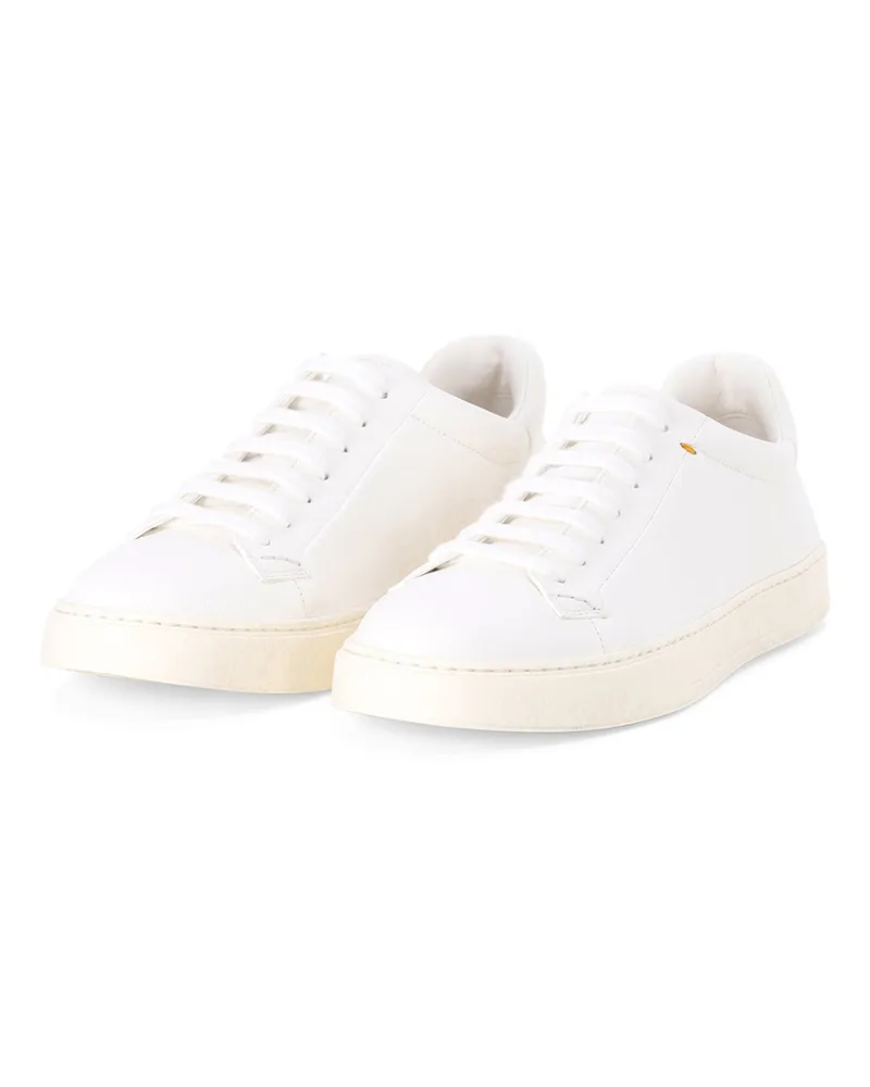 Doucal´s Sneaker aus Leder Weiß