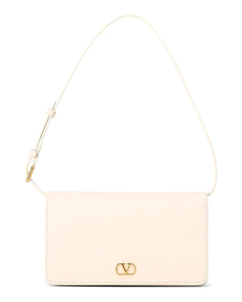 Valentino Garavani Umhängetasche mit Logo Creme