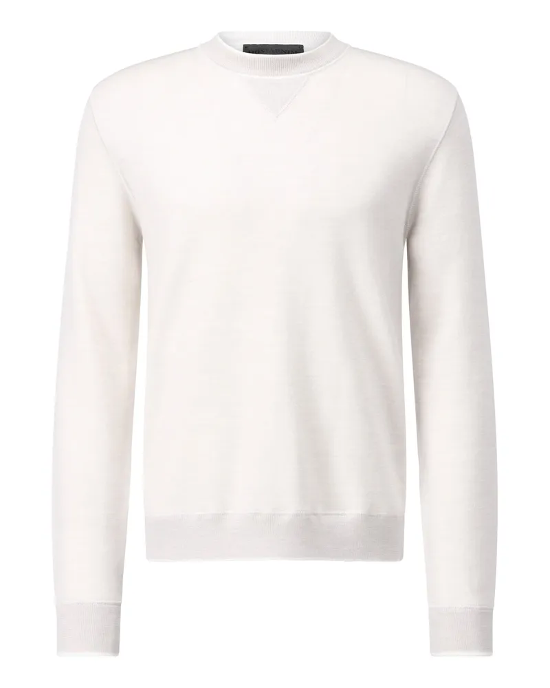 Iris von Arnim Crewneck-Sweater aus Wolle Dawson Creme