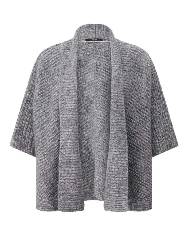 windsor. Cardigan aus Kaschmir & Seide Grau