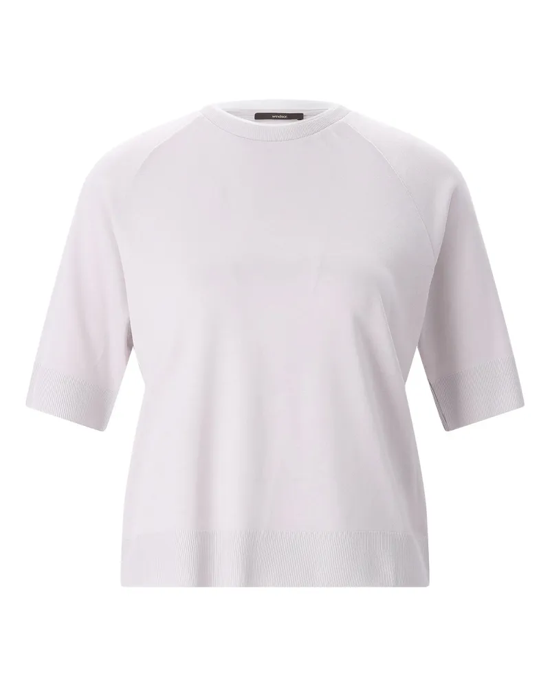 windsor. T-Shirt aus Baumwollmix Helllila