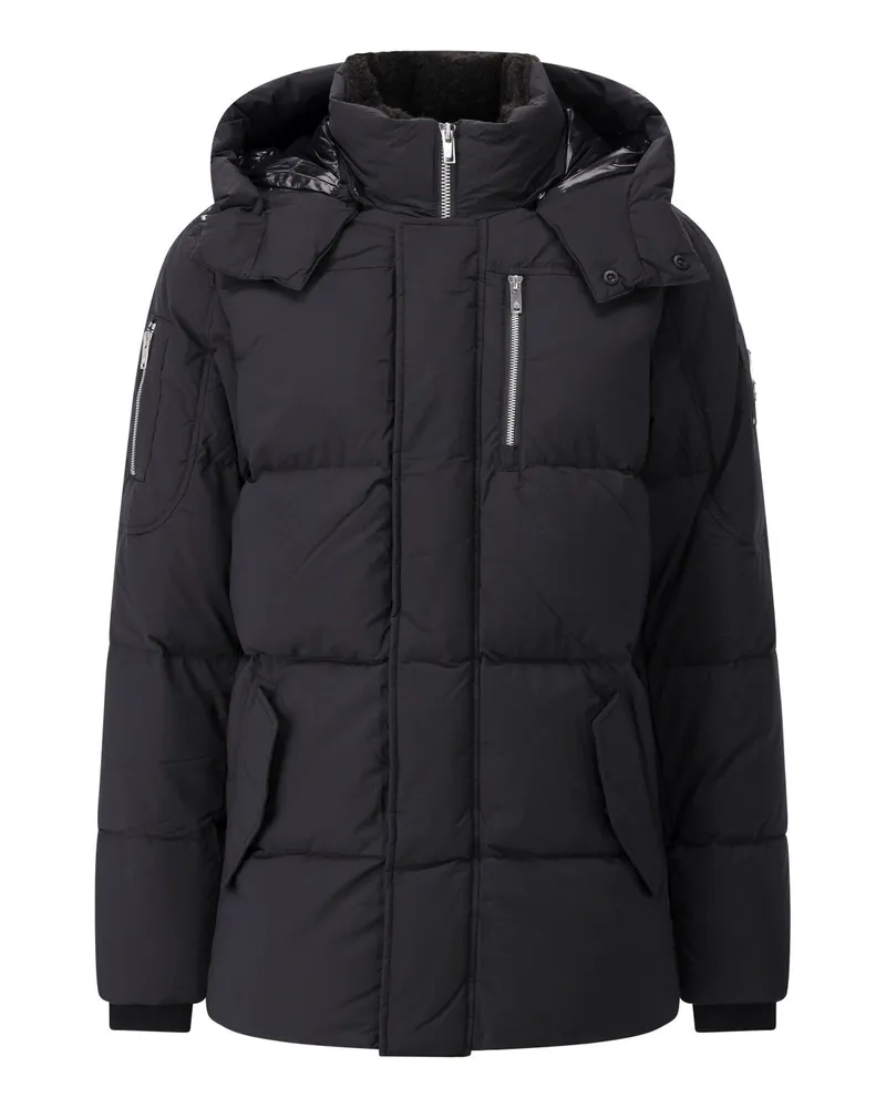 Moose Knuckles Puffer Jacke Everest 3Q Schwarz