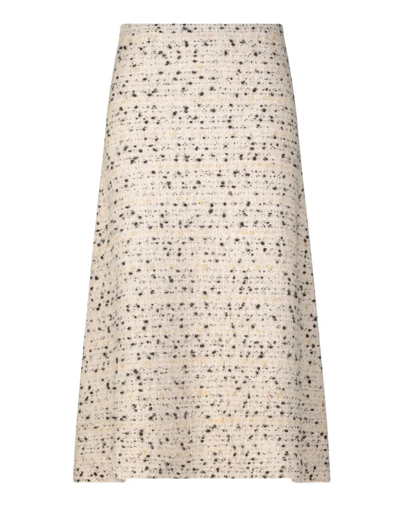 Fabiana Filippi Midirock aus Woll-Mix Beige