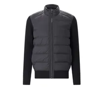 Daunenjacke mit Strickärmeln
