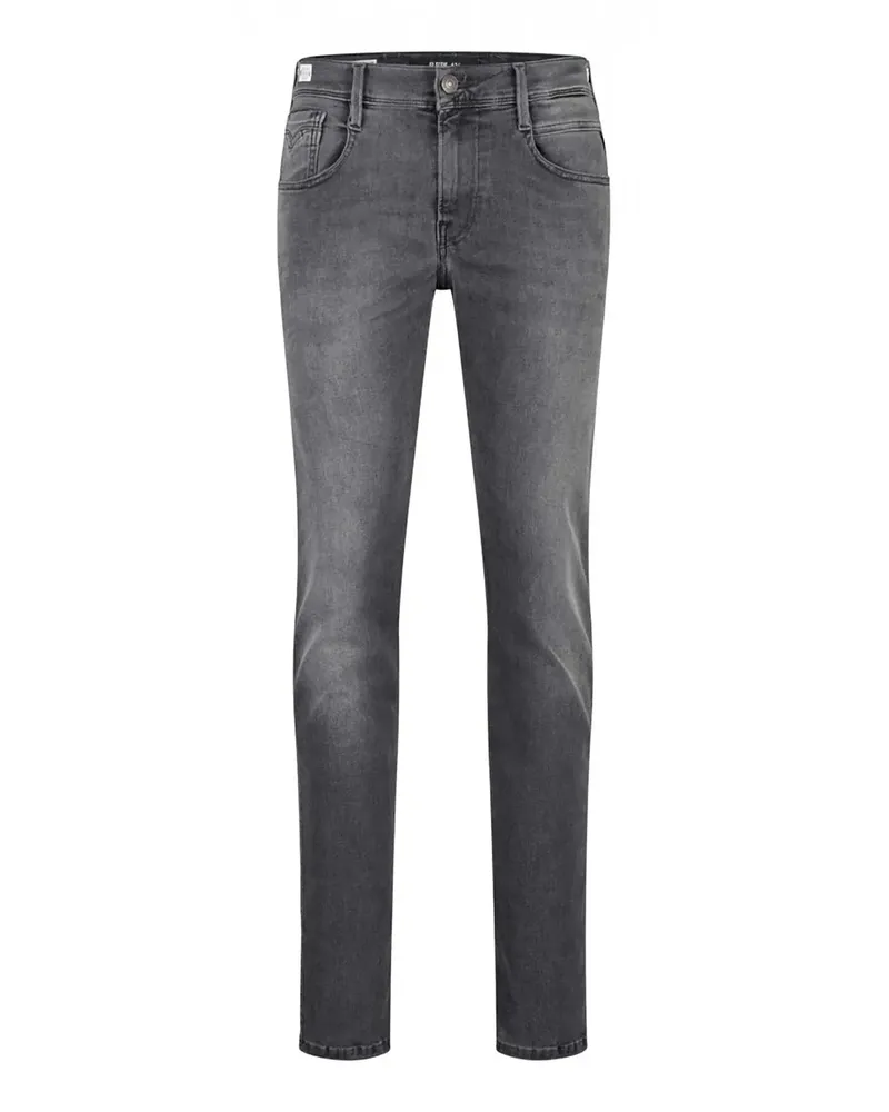 Replay Jeans Anbass mit Hyperflex Stretch Grau