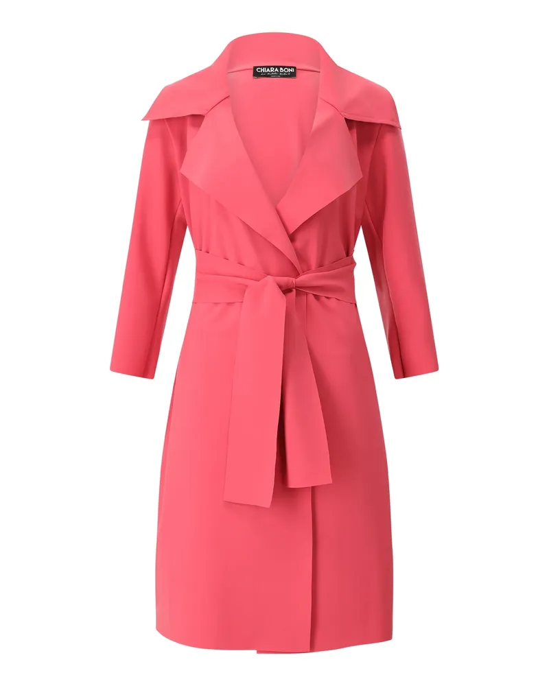 Chiara Boni Lange Jacke Casave Rosa