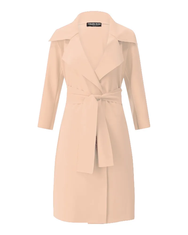 Chiara Boni Lange Jacke Casave Rosa