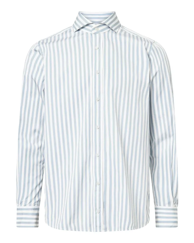 windsor. Gestreiftes Freizeithemd Hellblau