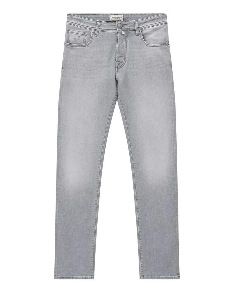 Jacob Cohën Slim-Fit Jeans Bard Grau