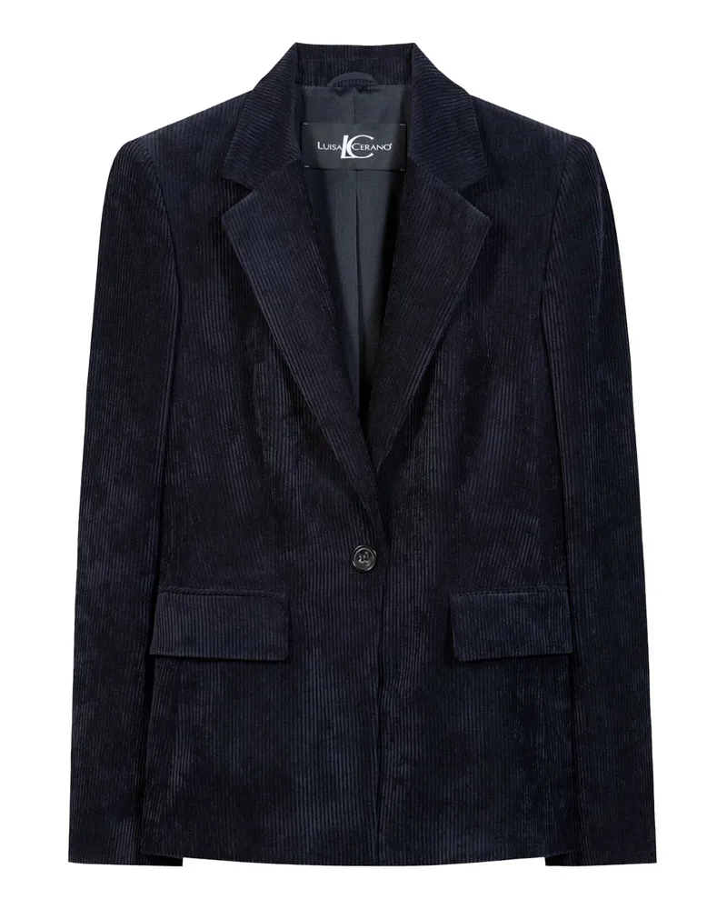 Luisa Cerano Blazer aus Cord Navy