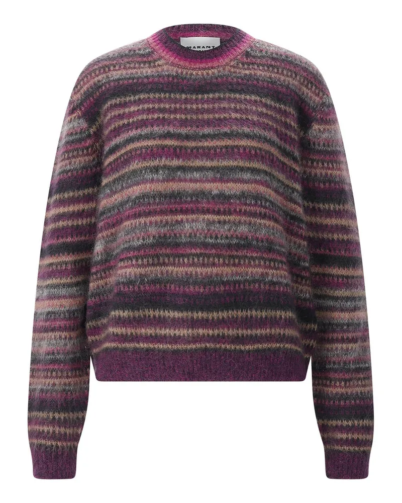 Isabel Marant Gestreifter Pullover Morine Lila
