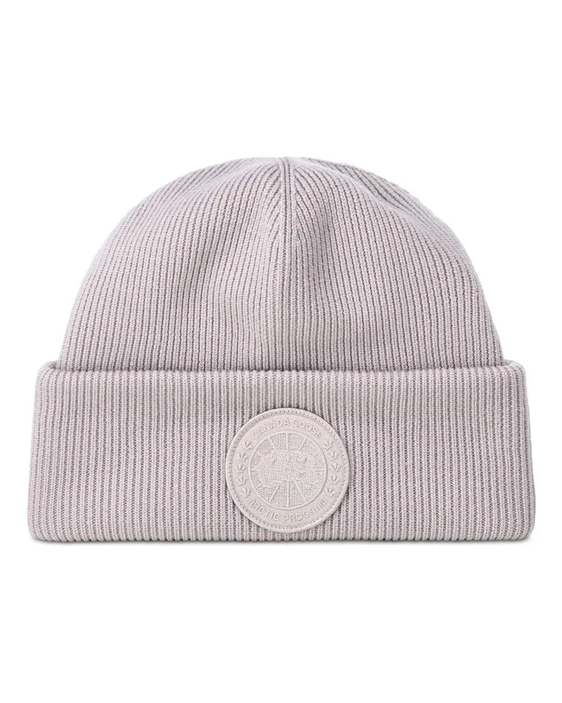 Canada Goose Beanie Arctic aus Wolle Grau