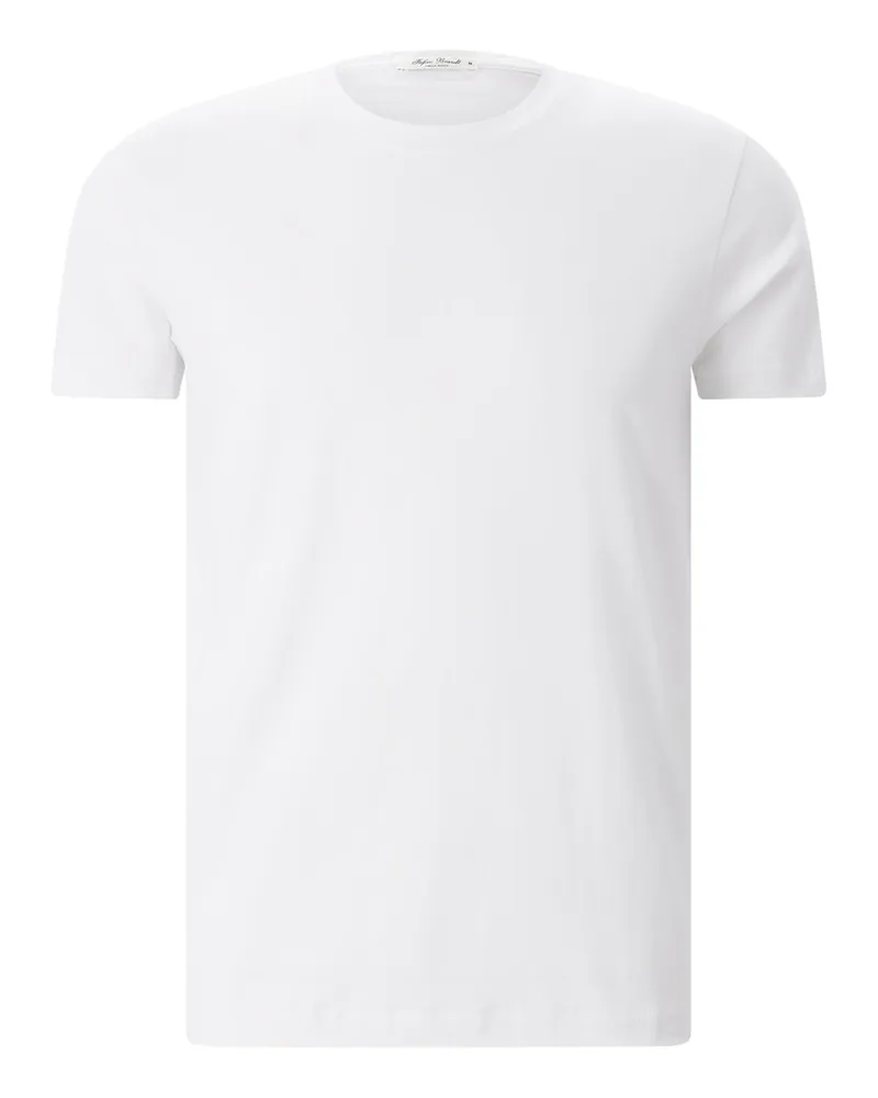 Stefan Brandt T-Shirt Enno aus Jersey Weiß