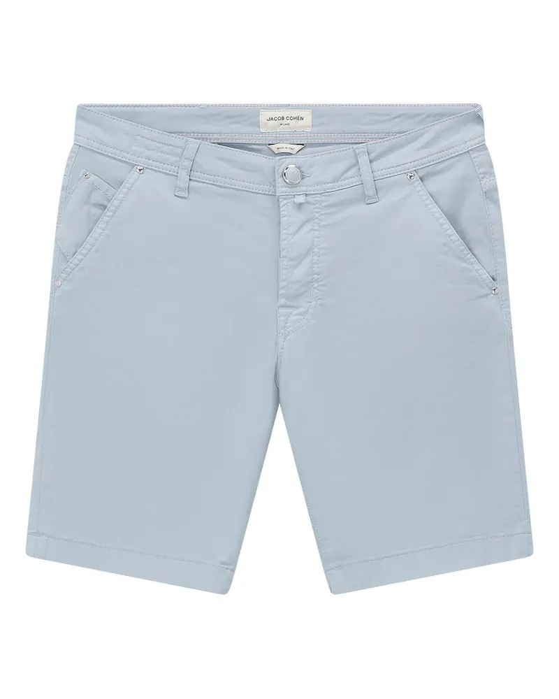 Jacob Cohën Bermudas aus Baumwoll-Mix Hellblau