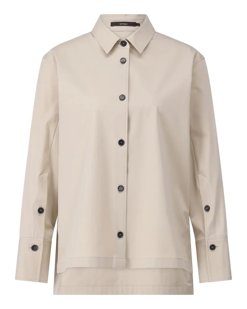 windsor. Lockere Hemdbluse Beige
