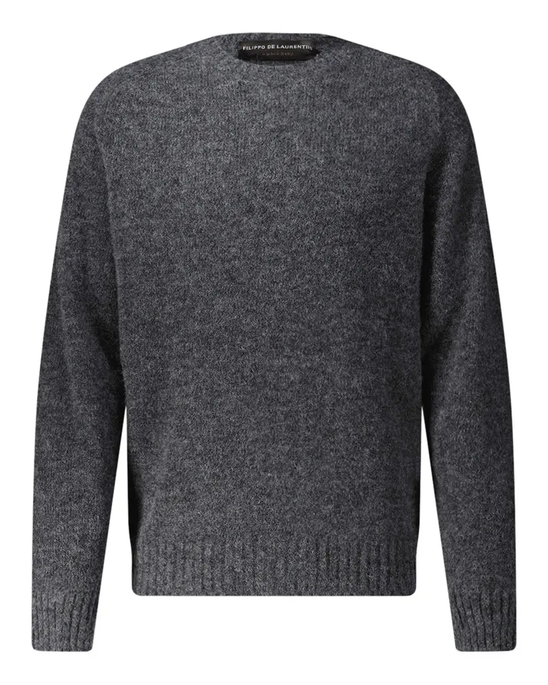 Filippo de Laurentiis Pullover aus Alpaka-Woll-Mix Anthrazit