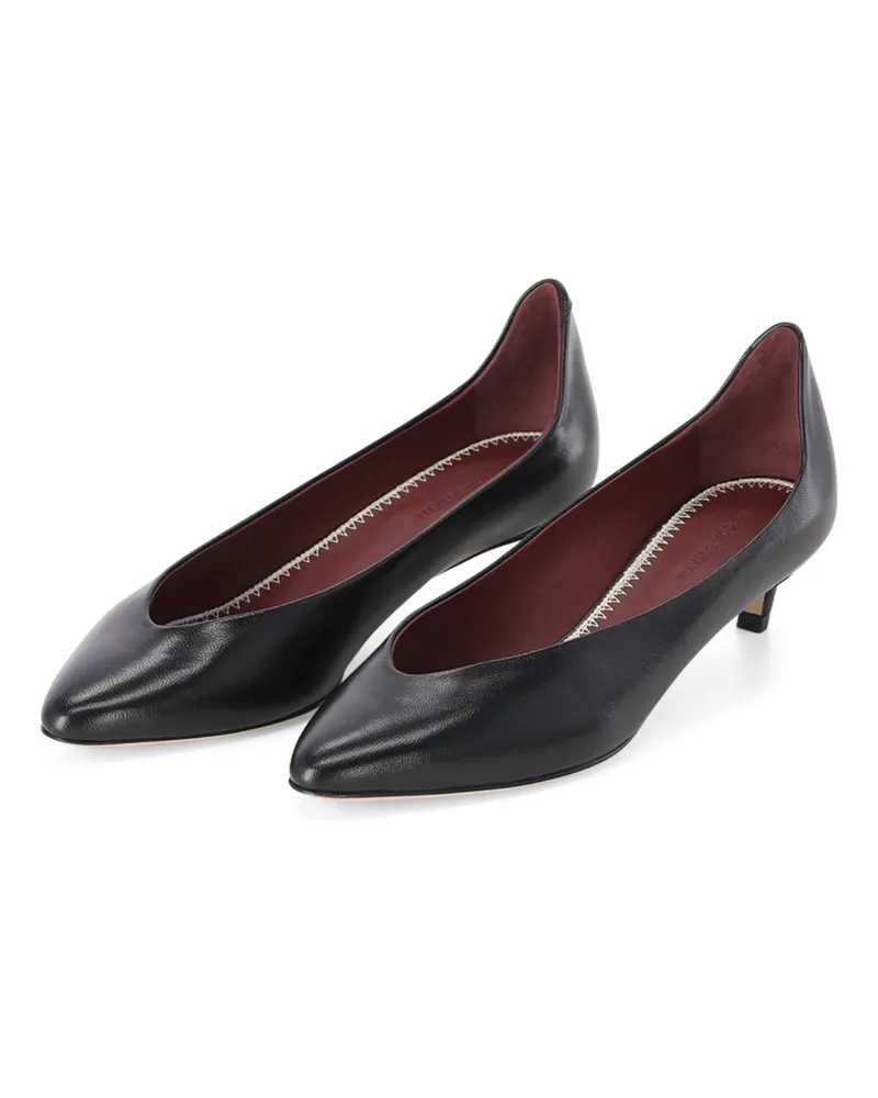 Magda Butrym Pumps aus Leder Schwarz